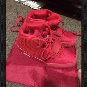 Red Nike Yeezy’s